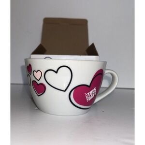 T-Mobile Tuesdays Hearts Coffee Cup Mug with Handle New